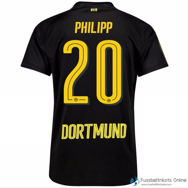 Borussia Dortmund Trikot Auswarts Phillipp 2017-18 Fussballtrikots Günstig